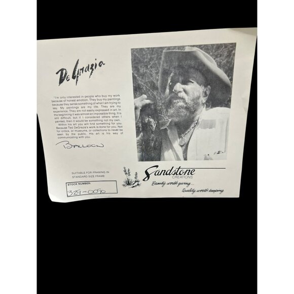 Ted DeGrazia “Girl With a Balloon" Lithograph by Sandstone Creations & Handmade - Picture 5 of 9